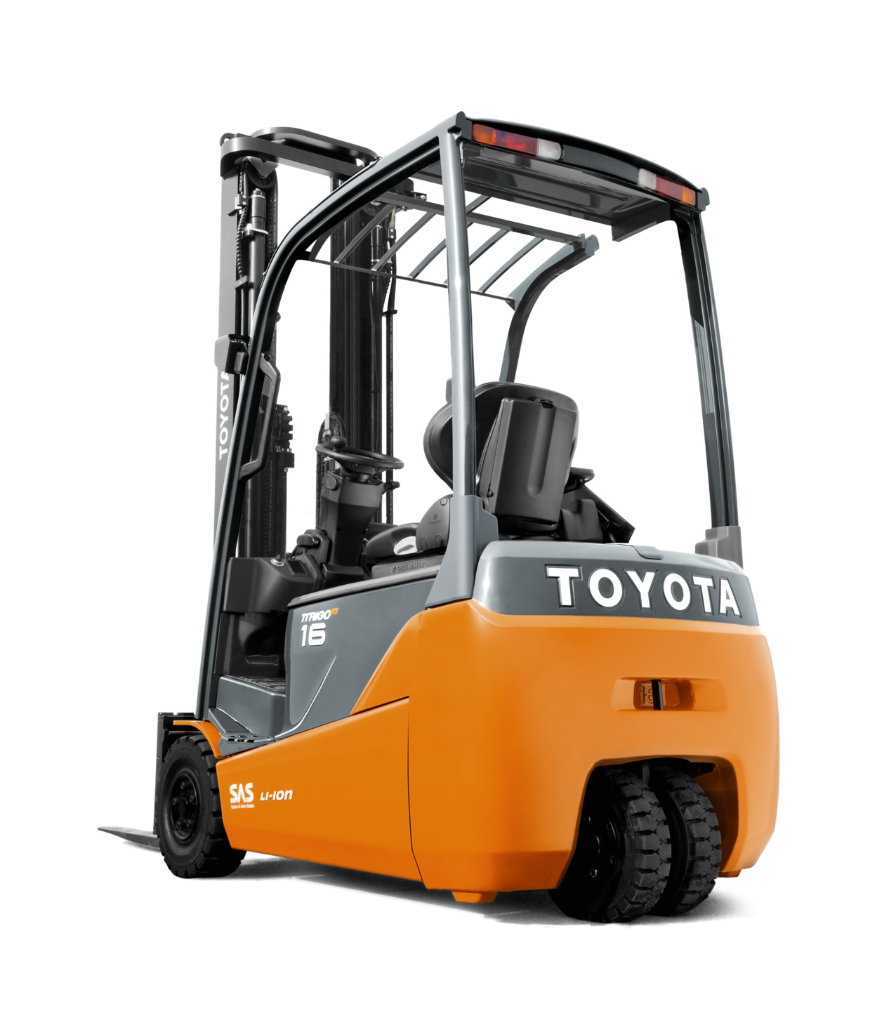 Carretilla el&eacute;ctrica contrapesada Toyota