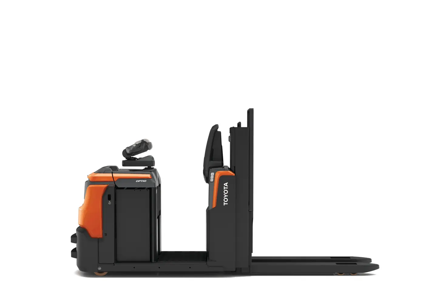 Recogepedidos de bajo nivel Toyota con plataforma elevada