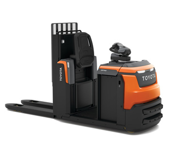 Recogepedidos de bajo nivel Toyota OSE120 con luces encendidas