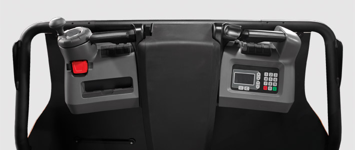 Controladores de una carretilla recogepedidos de alto nivel Toyota