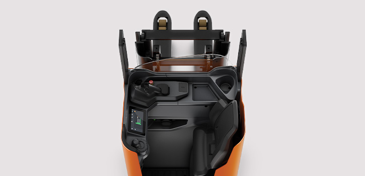 Apilador Toyota BT Staxio SSI visibilidad a través del mástil