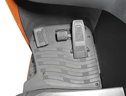 Diseño intuitivo de los pedales