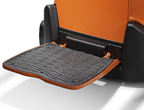 Plataforma del operador abatible 